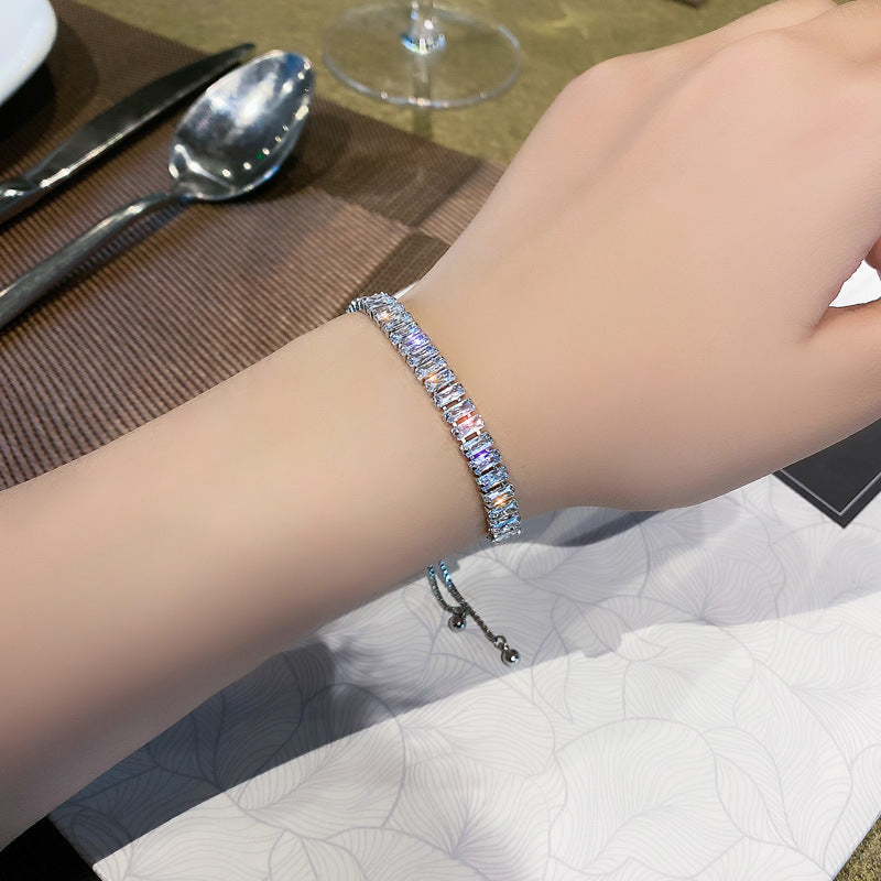 Brățară Argintie, cu Pietre de Zirconiu, Luxe Brilliance