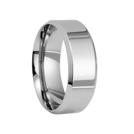 Inel argintiu lucios, Oțel Inoxidabil